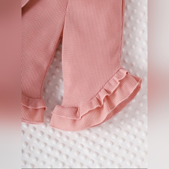 SHEIN Baby Ruffle Layer Hem Cami Top & Pants - Picture 2 of 3